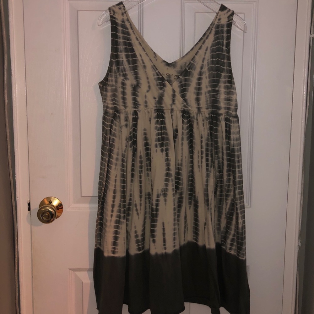 Calvin Klein tye dye dress